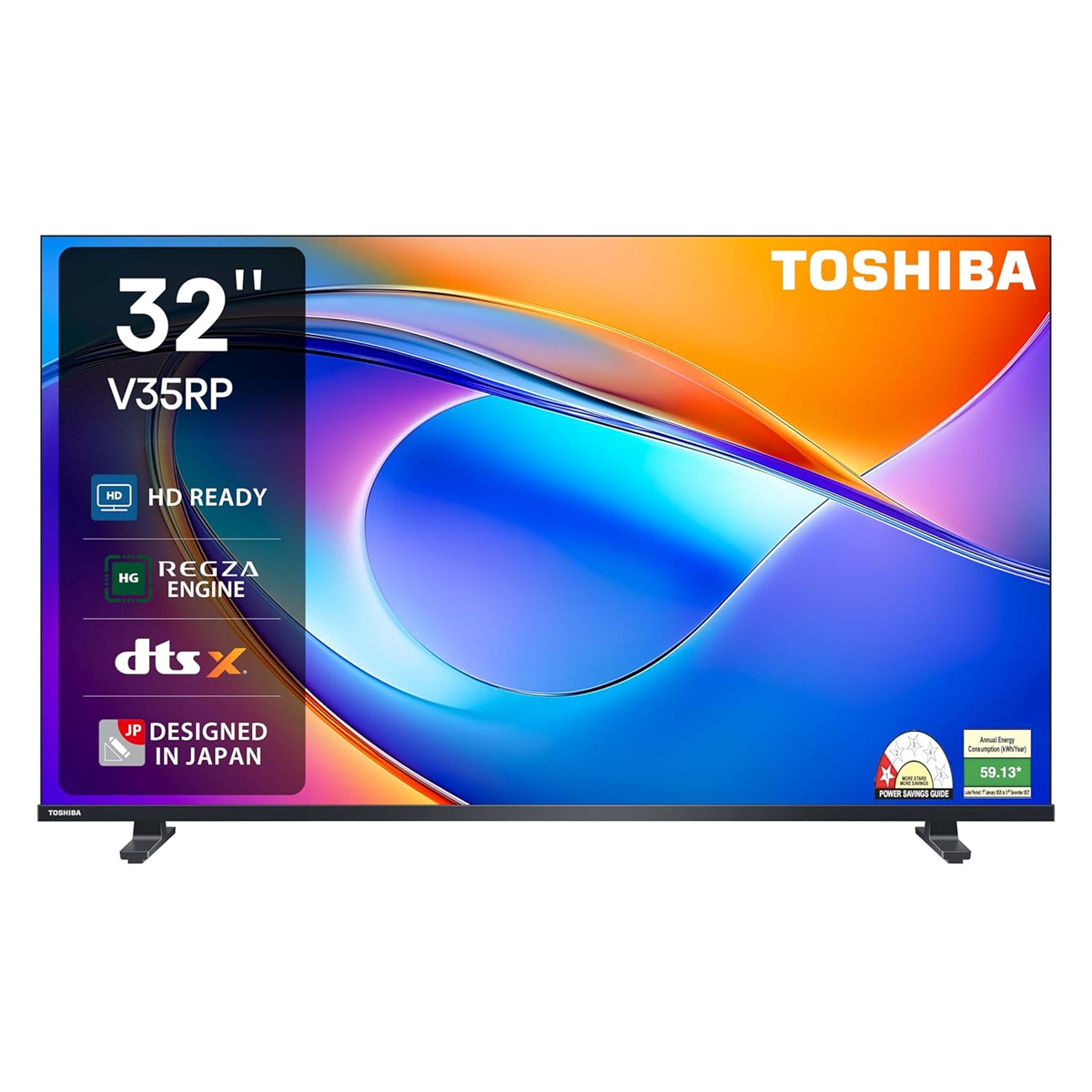 TOSHIBA 80 cm (32 inches) V Series HD Ready Smart LED TV 32V35RP (Black)